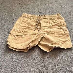 Original Use Tan Cargo Shorts for Women